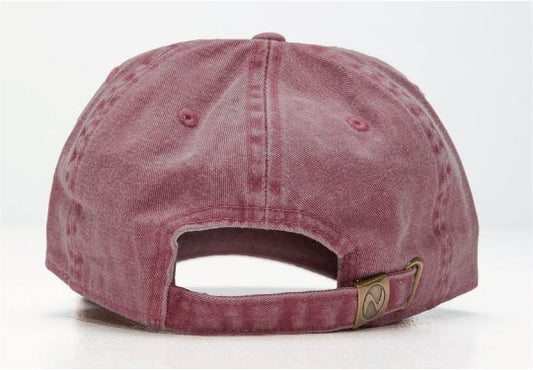 Lowdown / Pigment Dyed Low Cap / BURGUNDY × BLUE