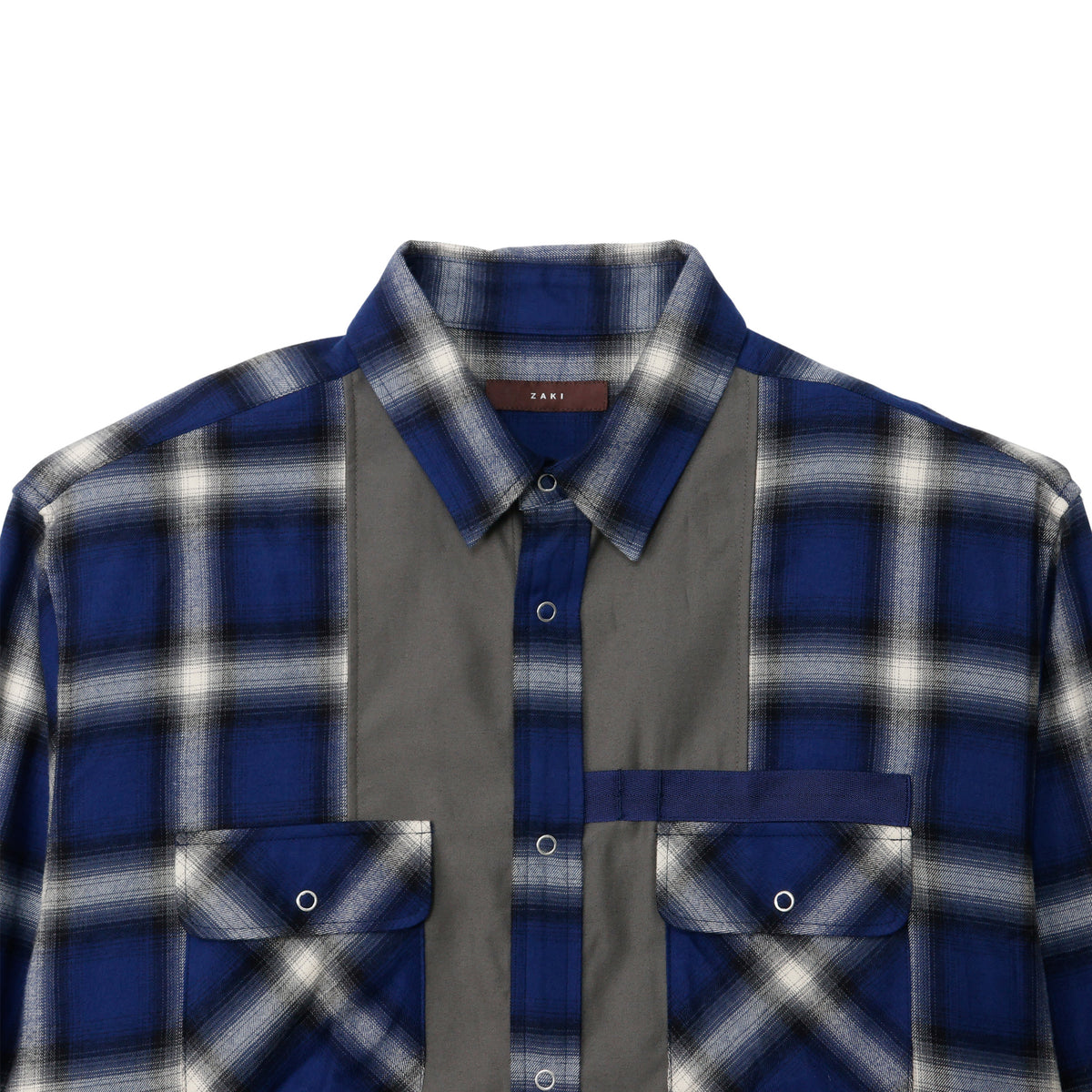【LIMITED COLOR】ZAKI-S0001 / ZAKI SHIRT / BLUE CHECK