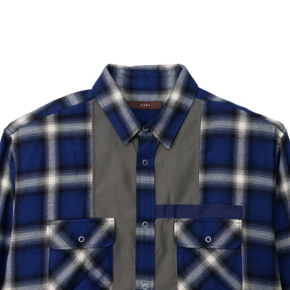 【LIMITED COLOR】ZAKI-S0001 / ZAKI SHIRT / BLUE CHECK