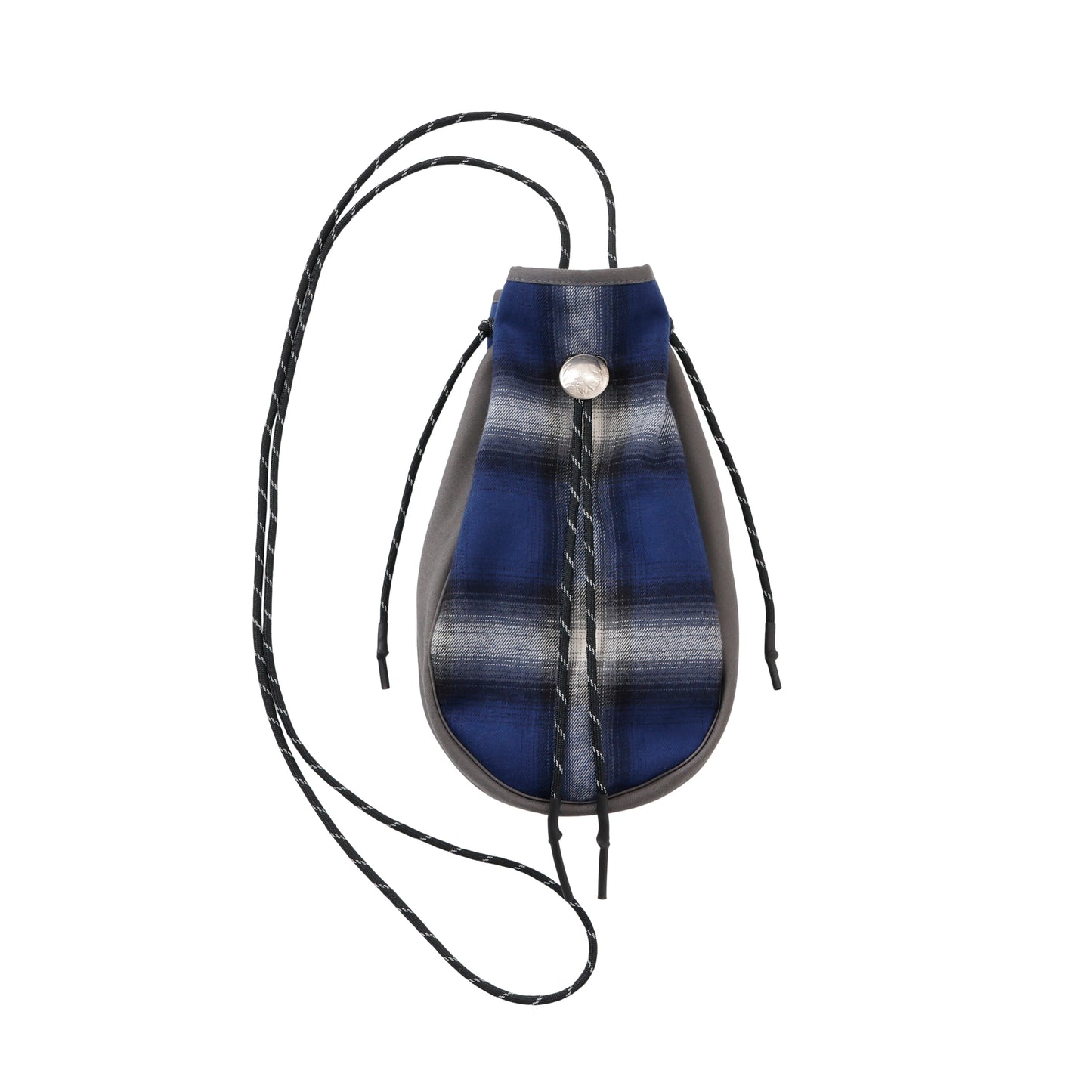 【LIMITED COLOR】ZAKI-YIA0001 / ZAKI POUCH Handmade by 吉岡衣料店 / BLUE CHECK