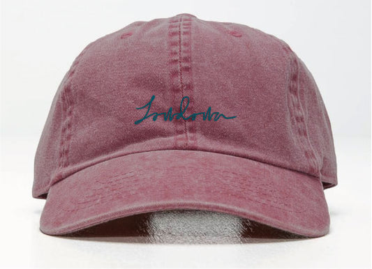 Lowdown / Pigment Dyed Low Cap / BURGUNDY × BLUE