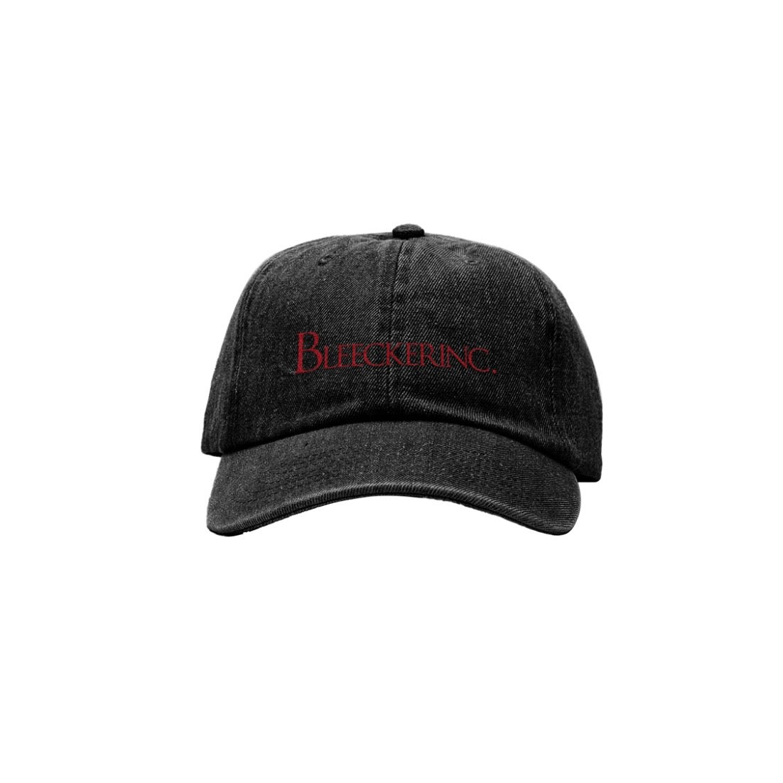 BLEECKER INC. LOGO Denim Cap Black