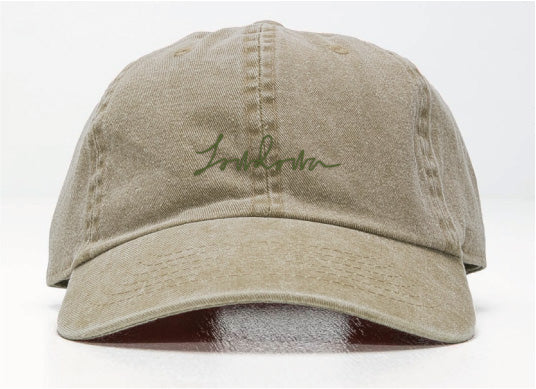 Lowdown / Pigment Dyed Low Cap / KHAKI × GREEN