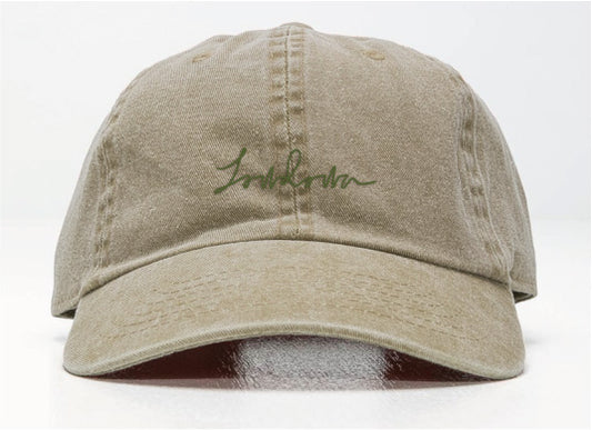 Lowdown / Pigment Dyed Low Cap / KHAKI × GREEN