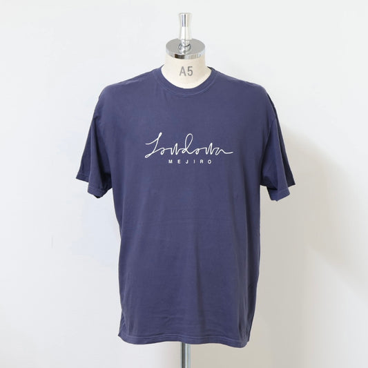 LOWDOWN t-shirt / NAVY×WHITE