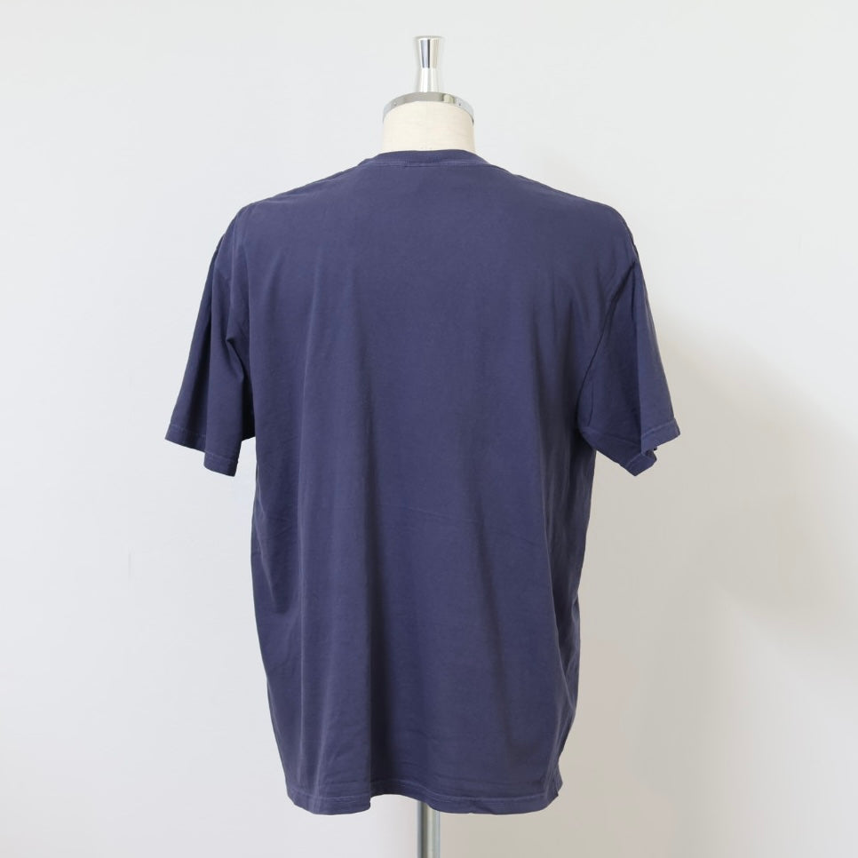 LOWDOWN t-shirt / NAVY×WHITE