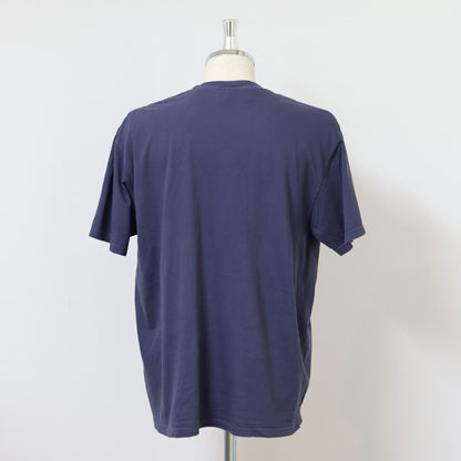 LOWDOWN t-shirt / NAVY×WHITE