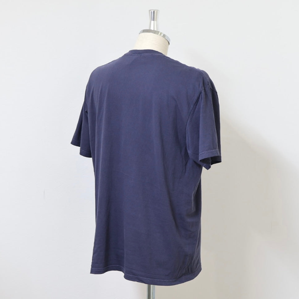 LOWDOWN t-shirt / NAVY×WHITE