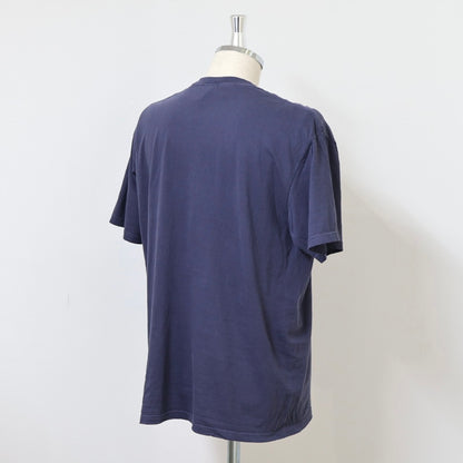 LOWDOWN t-shirt / NAVY×WHITE