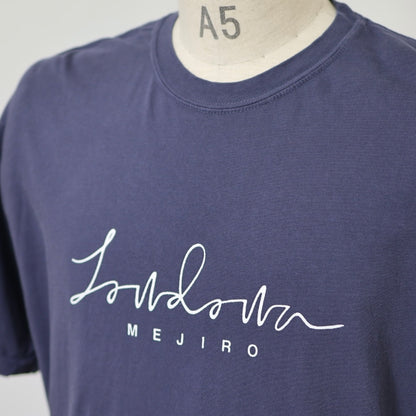 LOWDOWN t-shirt / NAVY×WHITE
