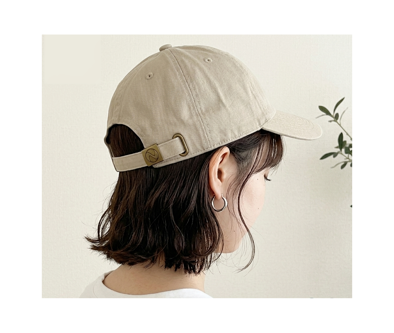 Lowdown Logo Cap / BEIGE
