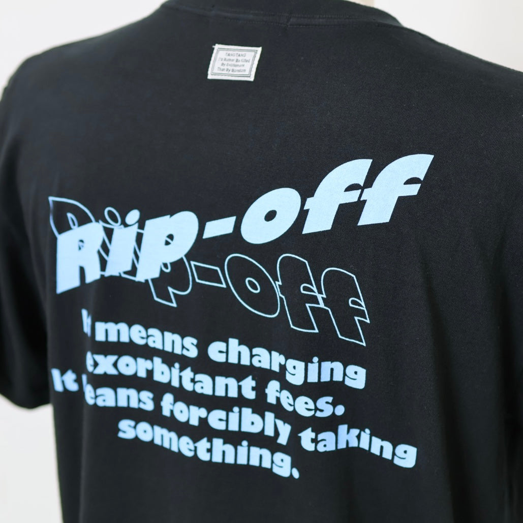 MIDNIGHTBLUE×TANGTANG /"RIP-OFF"/TTT-MNB0003/MIDNIGHTBLUE/RIP-OFF/BLACK
