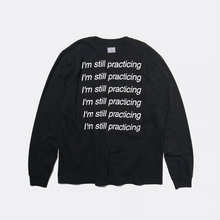 T-4288 / TEXT / PRACTICING / BLACK