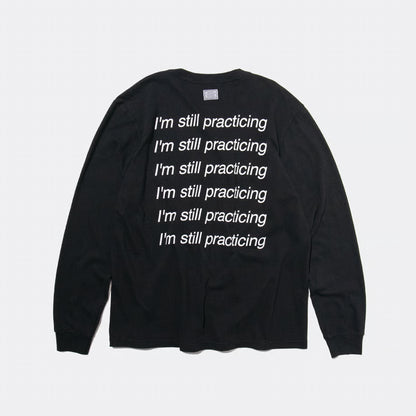 T-4288 / TEXT / PRACTICING / BLACK