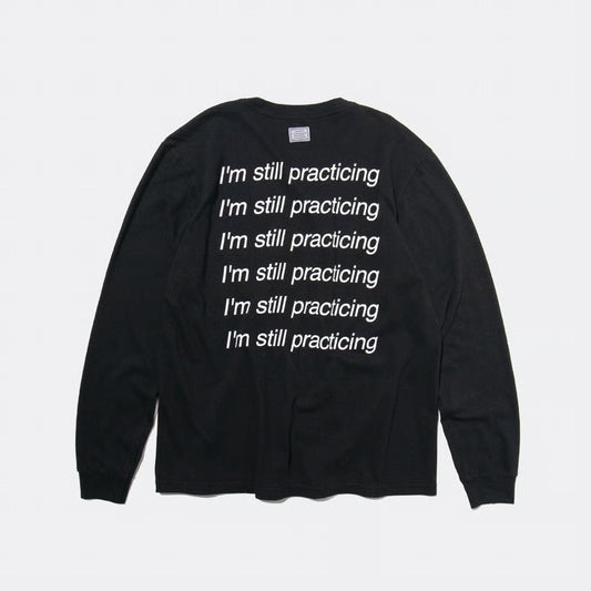 T-4288 / TEXT / PRACTICING / BLACK