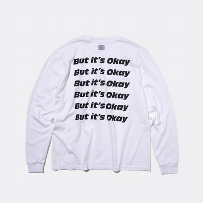 T-4284 / TEXT / OKAY / WHITE