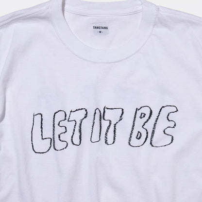 T-4143 / DRAWING / LET IT BE / WHITE