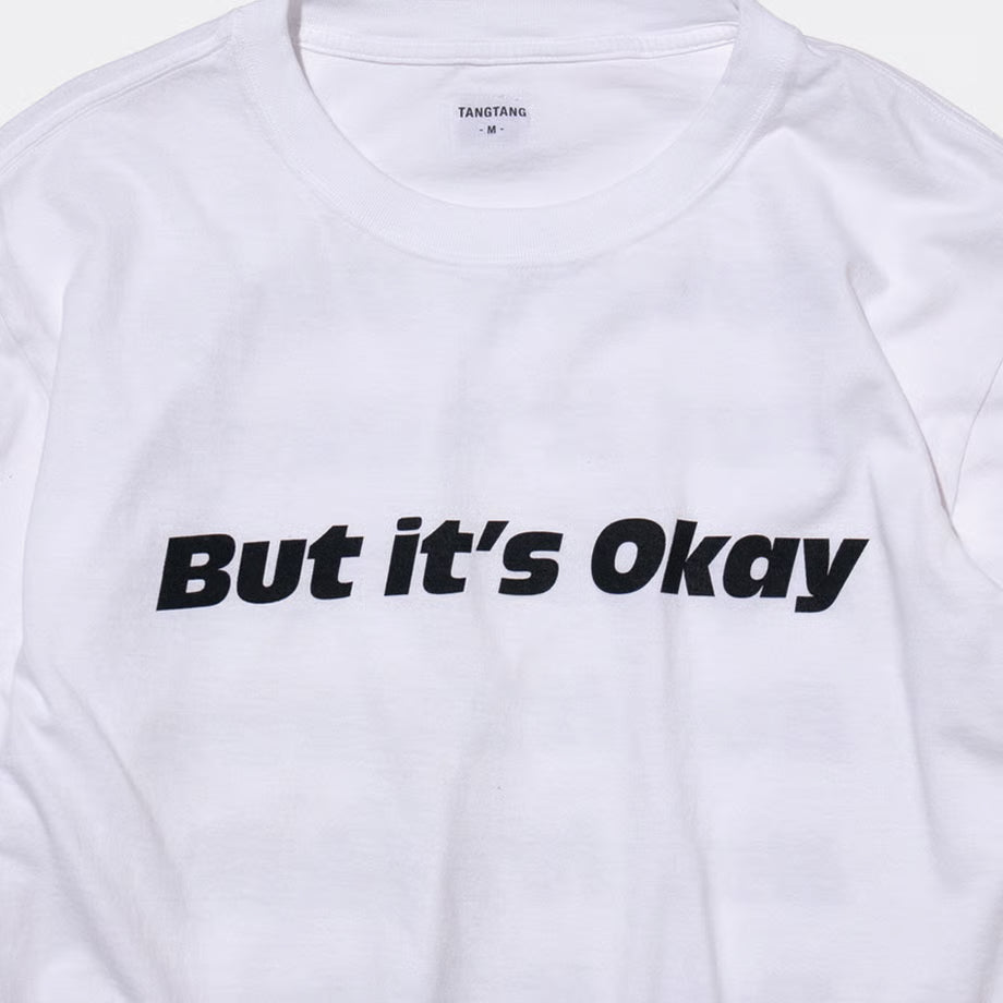 T-4284 / TEXT / OKAY / WHITE