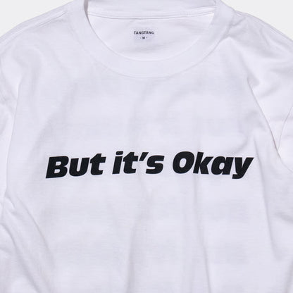 T-4284 / TEXT / OKAY / WHITE
