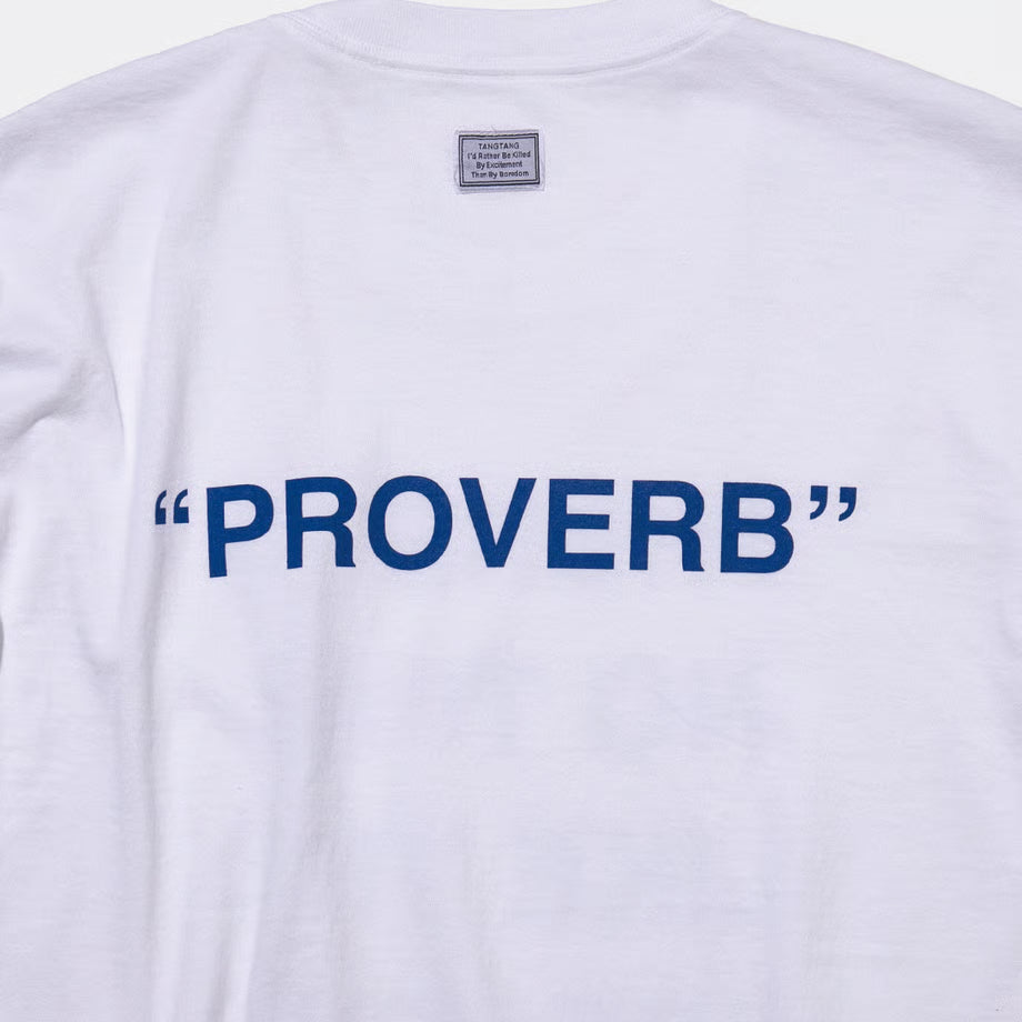 T-4134 / PROVERB / PRESENT / WHITE