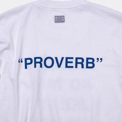 T-4134 / PROVERB / PRESENT / WHITE