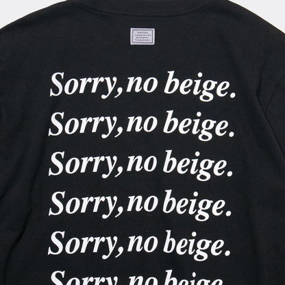 T-4289 / TEXT / SORRY / BLACK