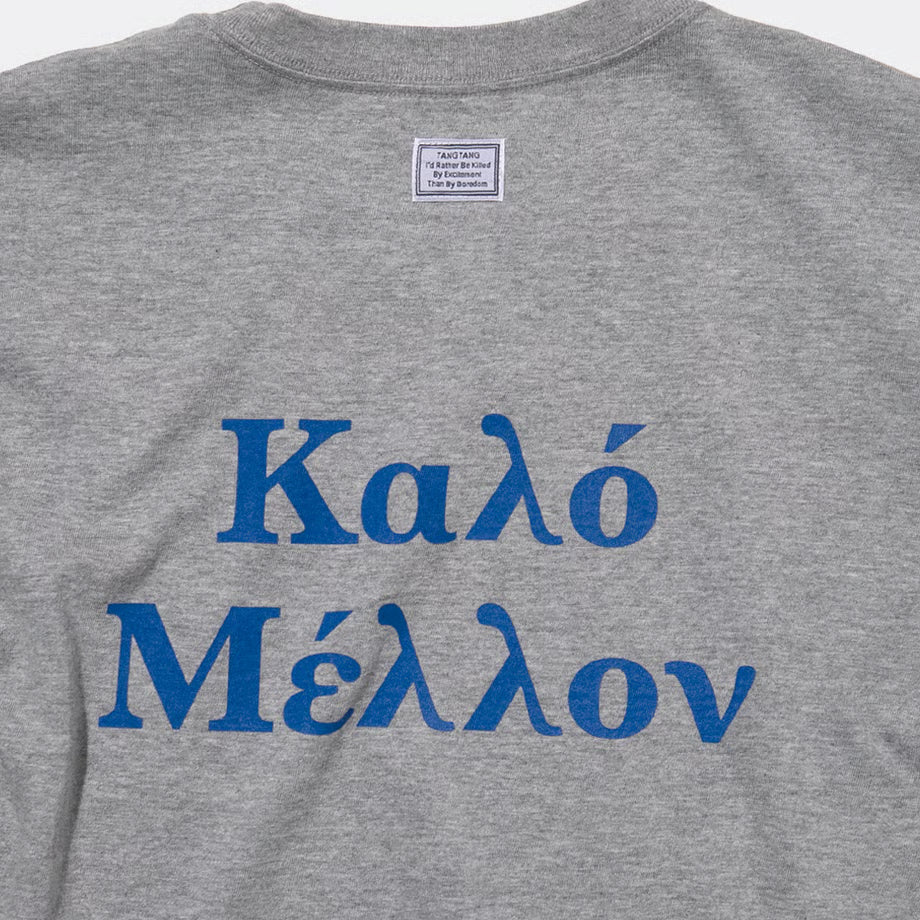 T-4155 / GOOD / GREEK / GRAY