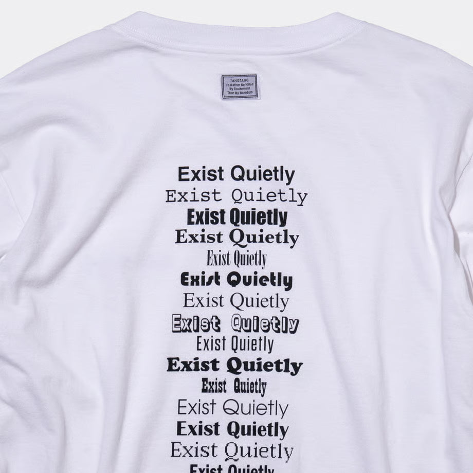 T-4280 / EXIST / FONTS / WHITE