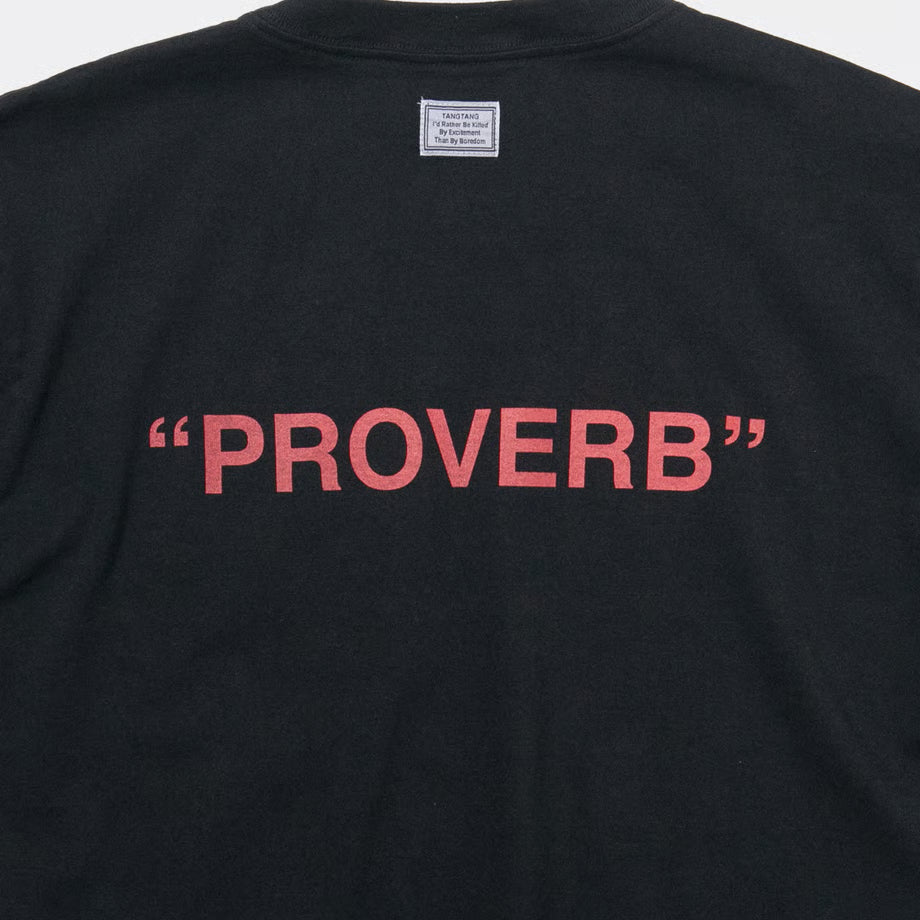 T-4139 / PROVERB / OMELET / BLACK