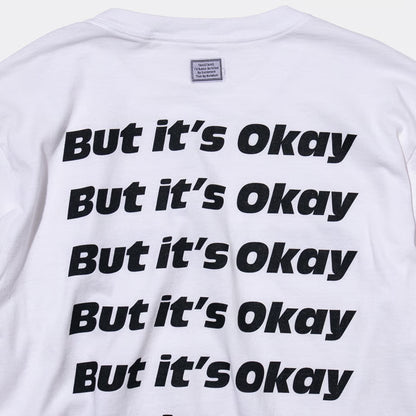 T-4284 / TEXT / OKAY / WHITE
