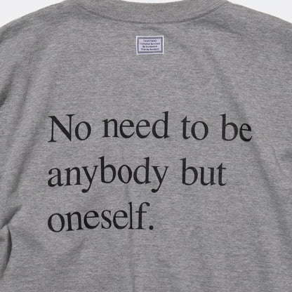 T-4138 / PROVERB / NO NEED / GRAY