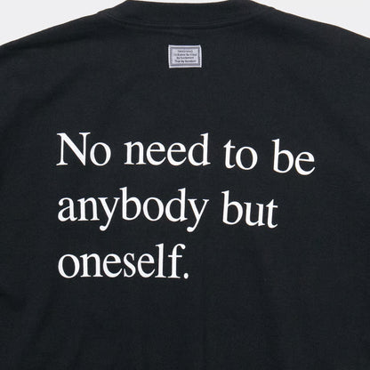 T-4141 / PROVERB / NO NEED / BLACK