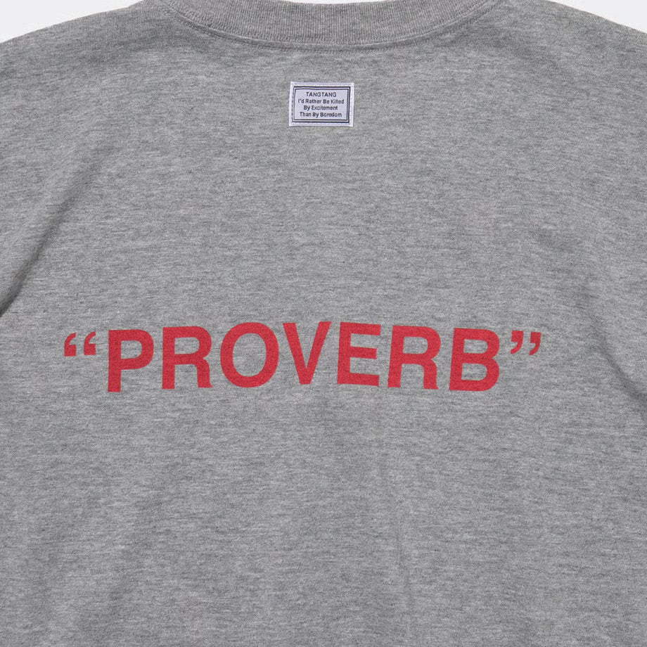 T-4136 / PROVERB / OMELET / GRAY