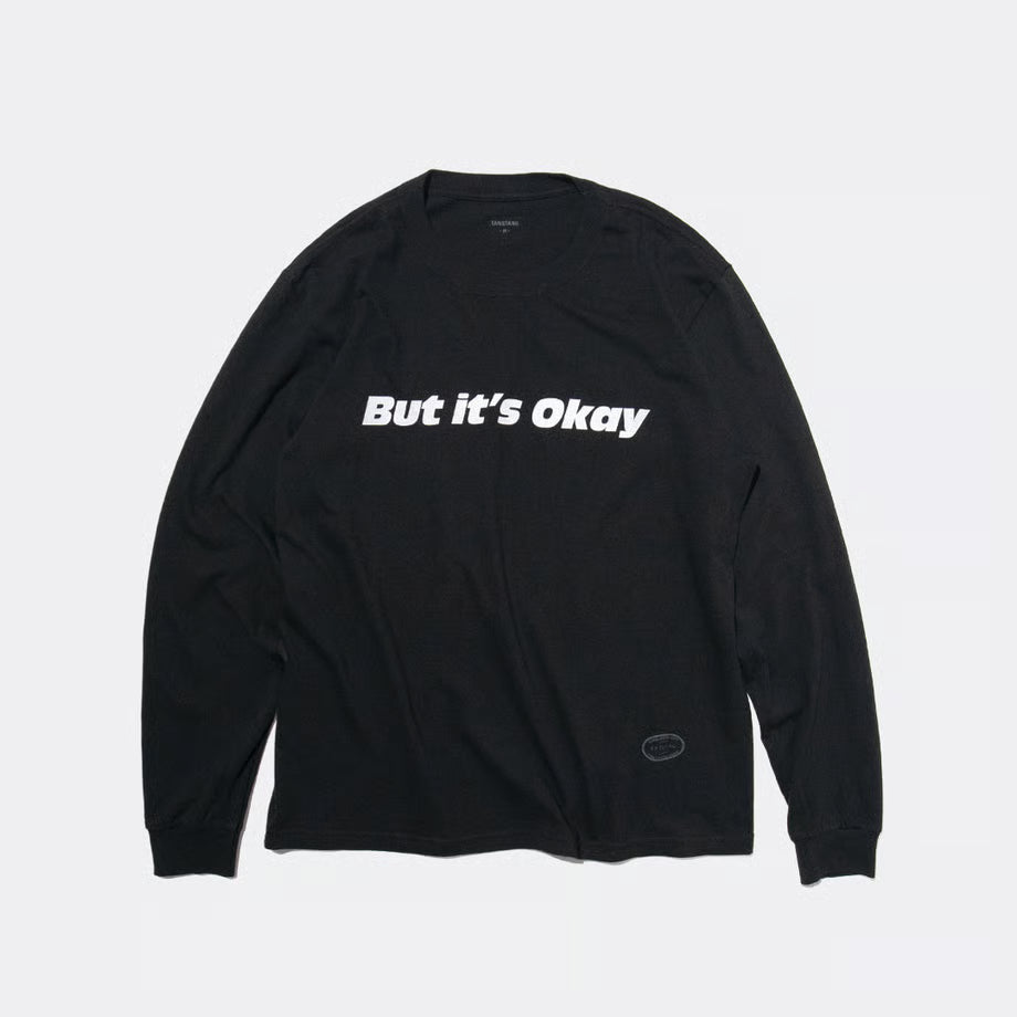 T-4287 / TEXT / OKAY / BLACK