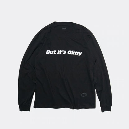 T-4287 / TEXT / OKAY / BLACK