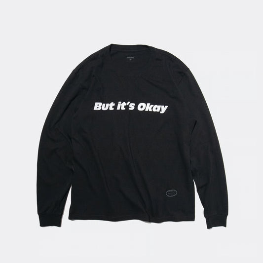 T-4287 / TEXT / OKAY / BLACK