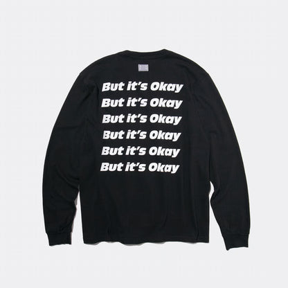 T-4287 / TEXT / OKAY / BLACK
