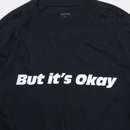 T-4287 / TEXT / OKAY / BLACK