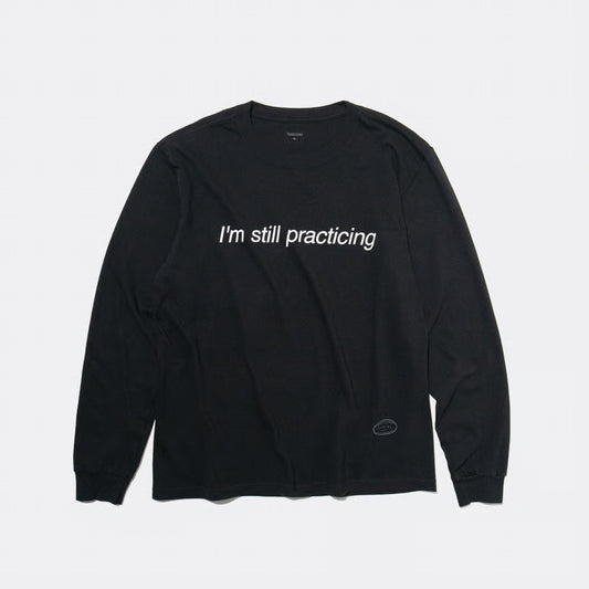 T-4288 / TEXT / PRACTICING / BLACK