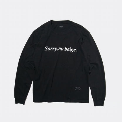 T-4289 / TEXT / SORRY / BLACK