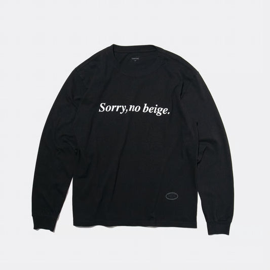 T-4289 / TEXT / SORRY / BLACK