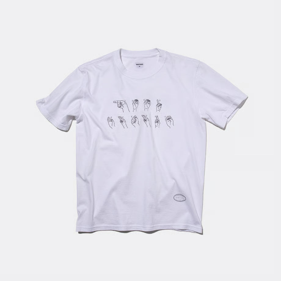T-4153 / GOOD / HAND / WHITE