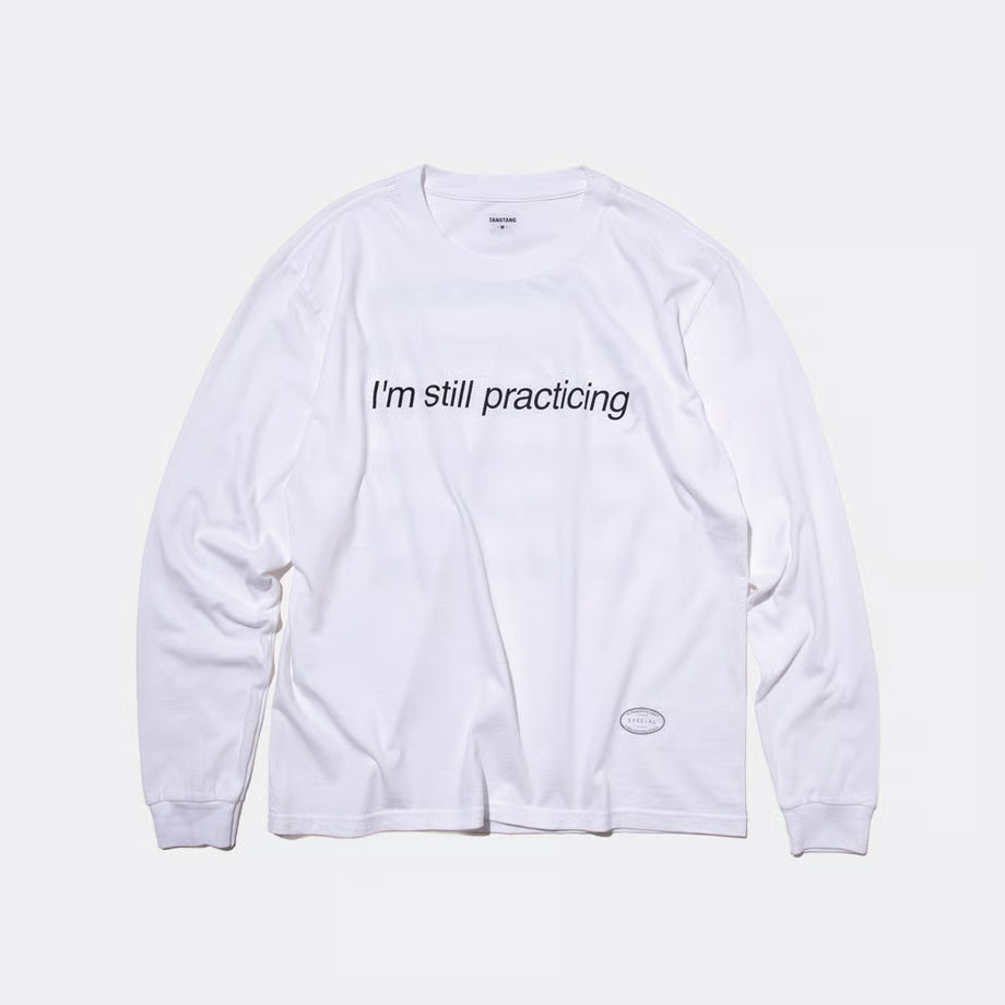 T-4285 / TEXT / PRACTICING / WHITE