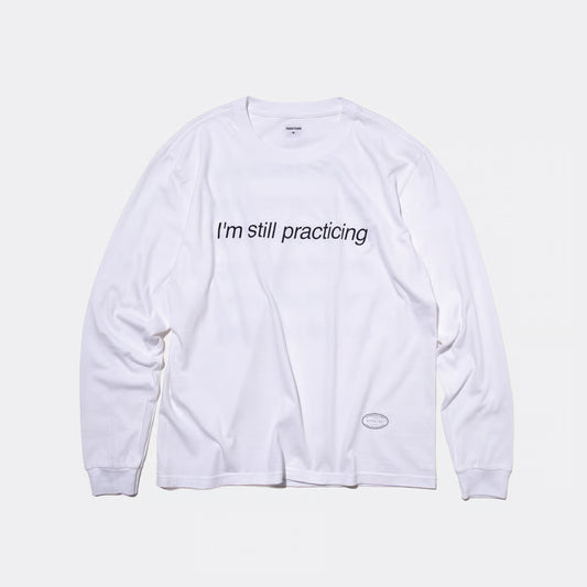 T-4285 / TEXT / PRACTICING / WHITE