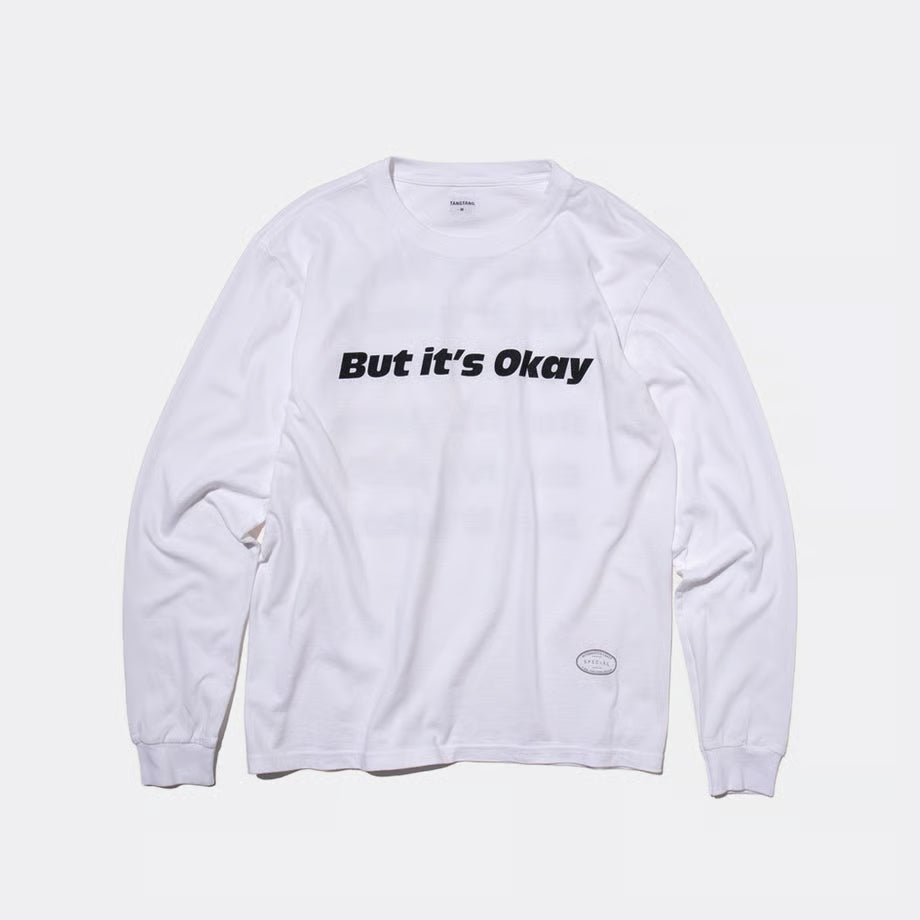 T-4284 / TEXT / OKAY / WHITE