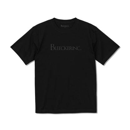 「BLEECKER INC.」Front Logo Tee / BLACK×BLACK