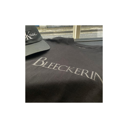 「BLEECKER INC.」Front Logo Tee / BLACK×BLACK