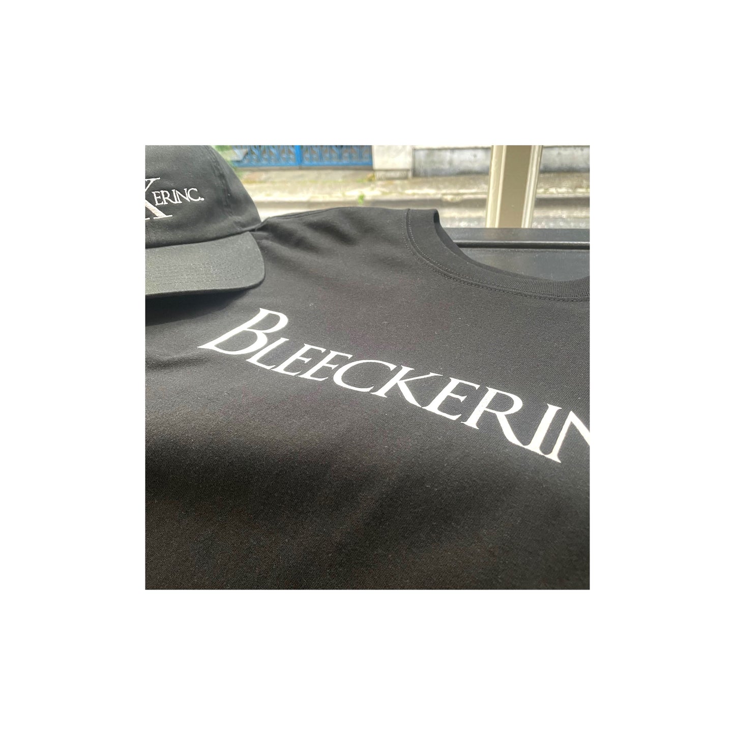 「BLEECKER INC.」Front Logo Tee / BLACK×WHITE